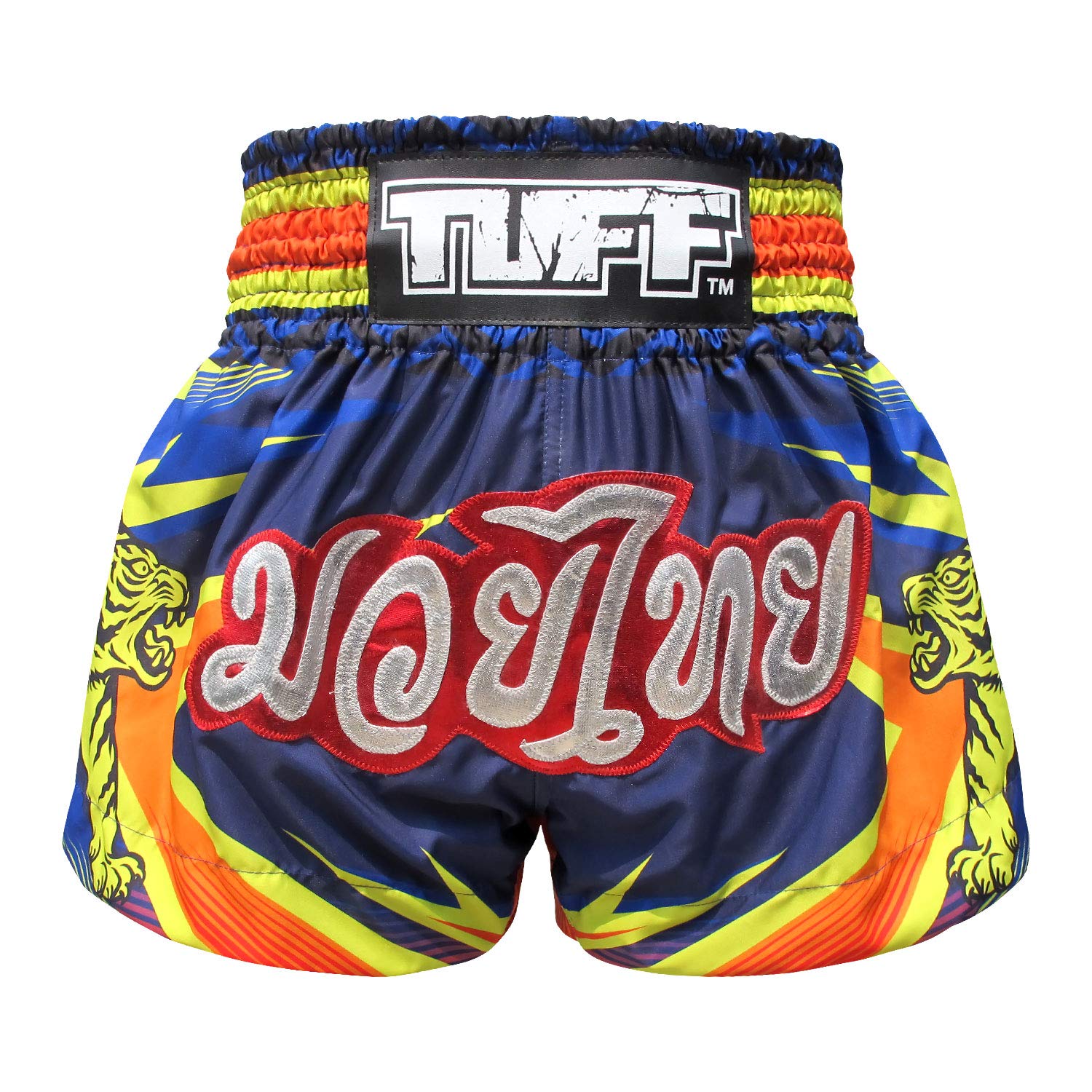 Tuff Sport Unisex Tuf-Ms616-Blu Tuff Muay Thai Shorts Boxing Trunks (, Xl)