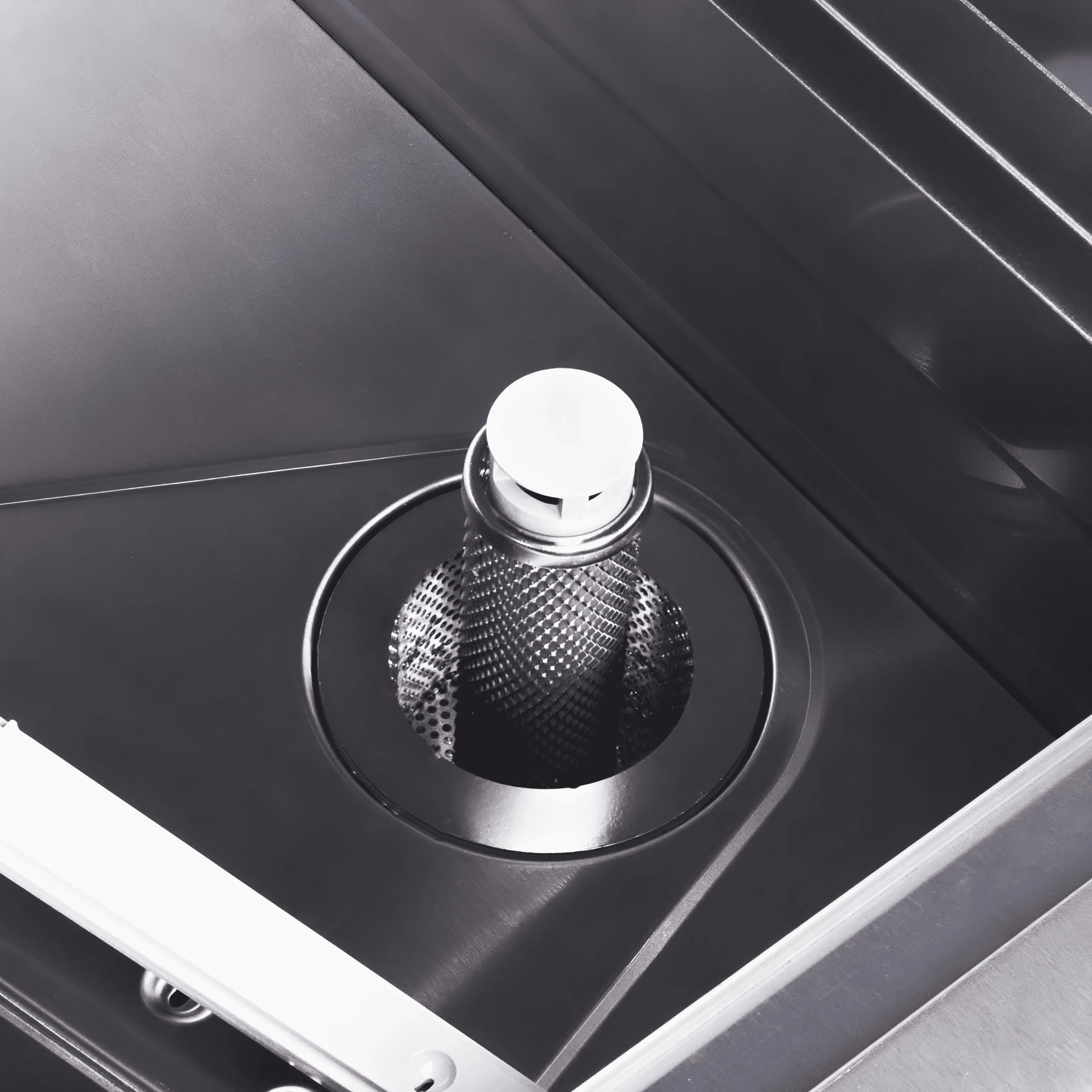 Lavastoviglie Professionale WORLDMAI 50x50 con Pompa di Scarico, Dosatore Brillantante e Detergente. Macchina Lavapiatti per Ristorante, Bar e Horeca. - MADE IN EUROPE