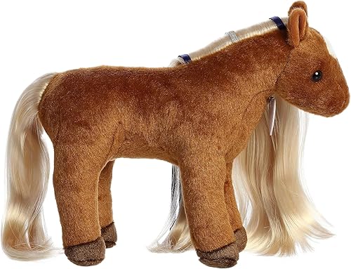Miniatura 6 de Aurora® Exquisito Breyer® Melena Evento Cobre Peluche - Detalles realistas - Juego imaginativo - Marrón 12 pulgadas