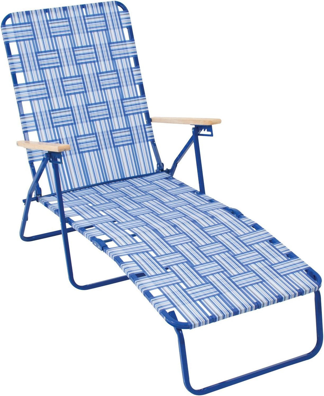 Rio Brands Rio Deluxe Folding Web Chaise Lounge Chair