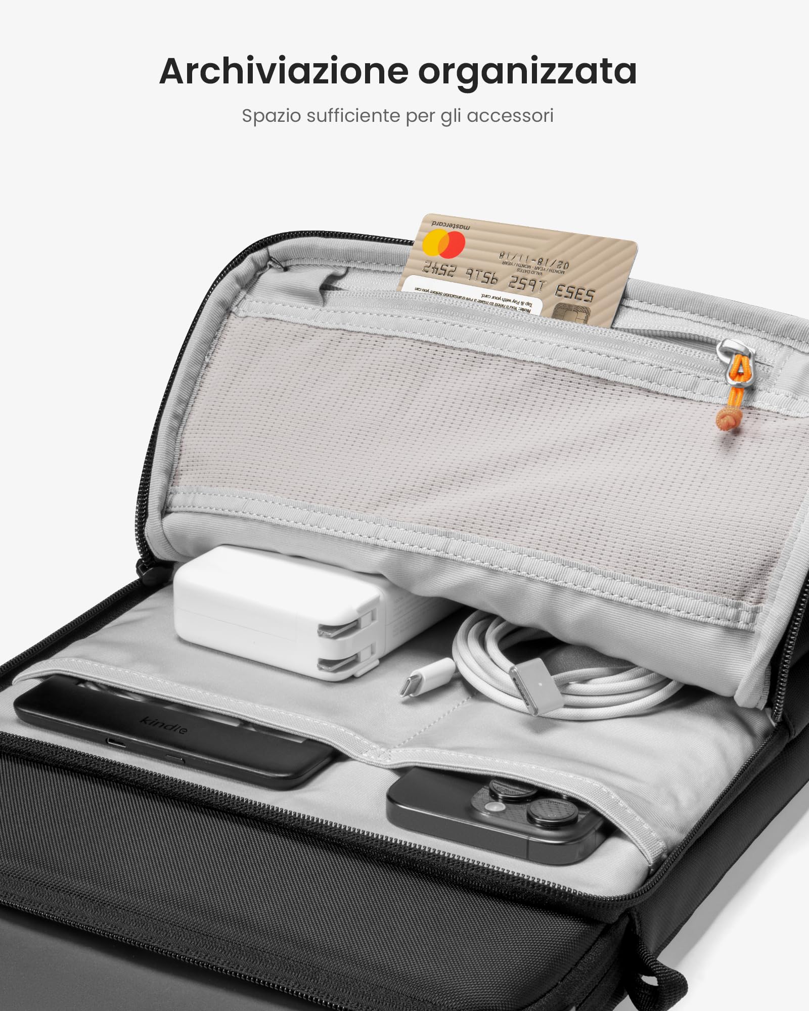 tomtoc 360° Custodia per Tablet per 13 Pollici iPad Pro M4 2024 OLED, 13 Pollici iPad Air M2 2024, 12,9 Pollici iPad Pro M2&M1, Borsa a tracolla Protezione a tutto tondo, Adatta Magic Keyboard