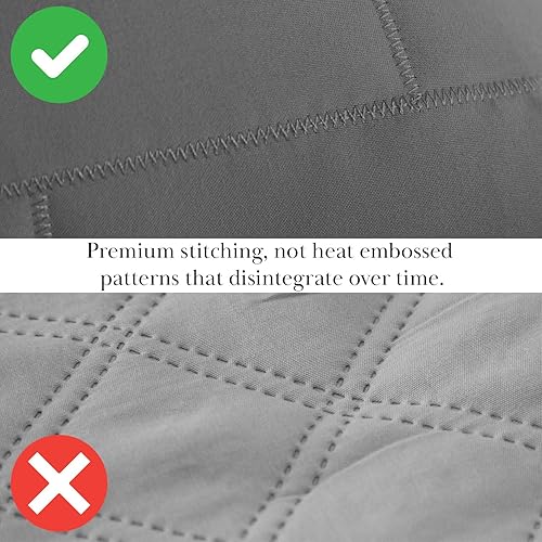 Vista 96 de Southshore Fine Linens, The Brickyard Collection -Juego de edredón ligero 02 - Hueso de ladrillo