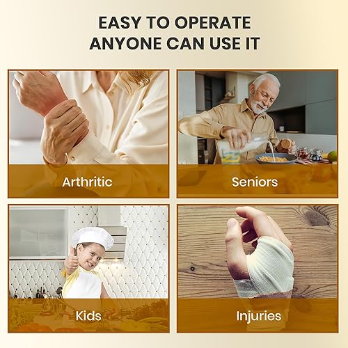 Miniatura 7 de Abrelatas eléctrico para cocina, abrelatas automático recargable con hoja inclinada extraíble, operación de un solo toque, borde liso, imán