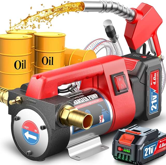 Mxmoonant Cordless Diesel Transfer Pump Kit