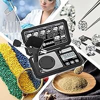 Vista 7 de MAXUS Digital Milligram Scale 50g/0.001g with Calibration Weight, Reloading Scale with Powder Trickler Accessories