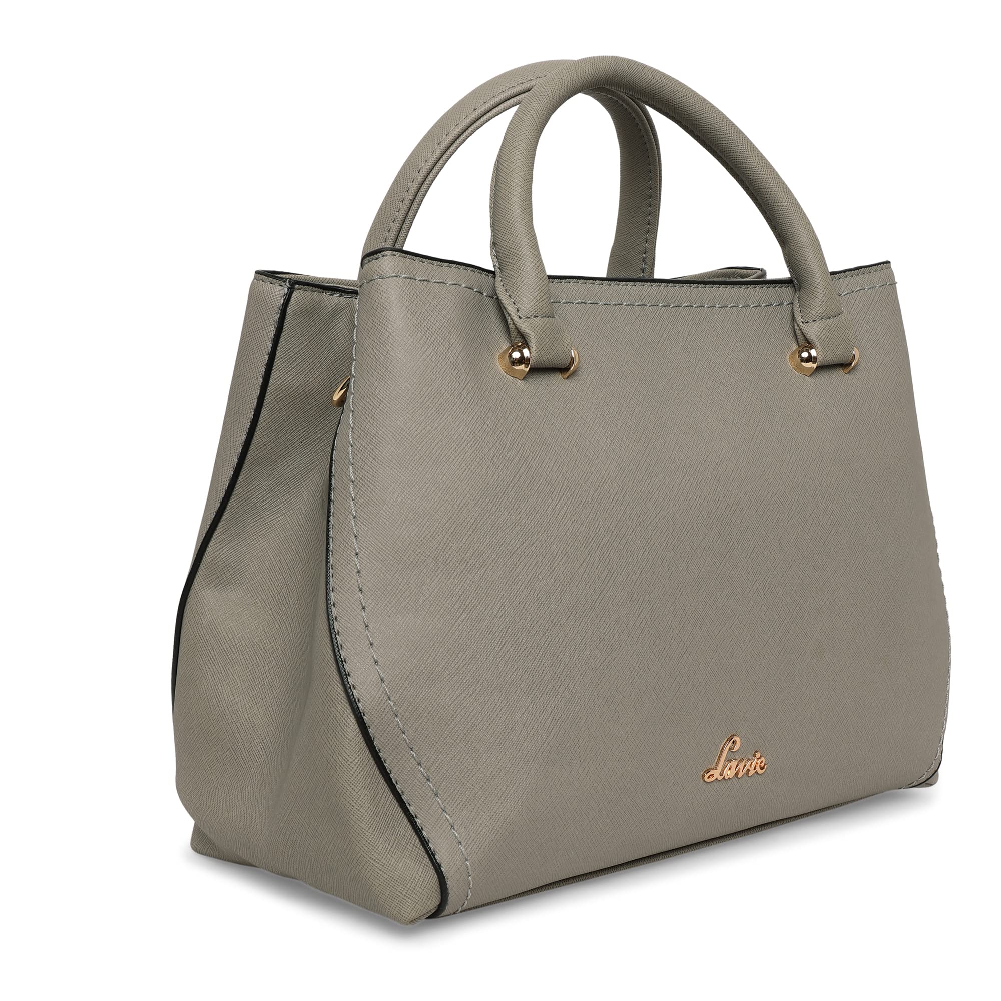 Lavie Omnia Women's Medium Satchel Handbag (Grey) 4