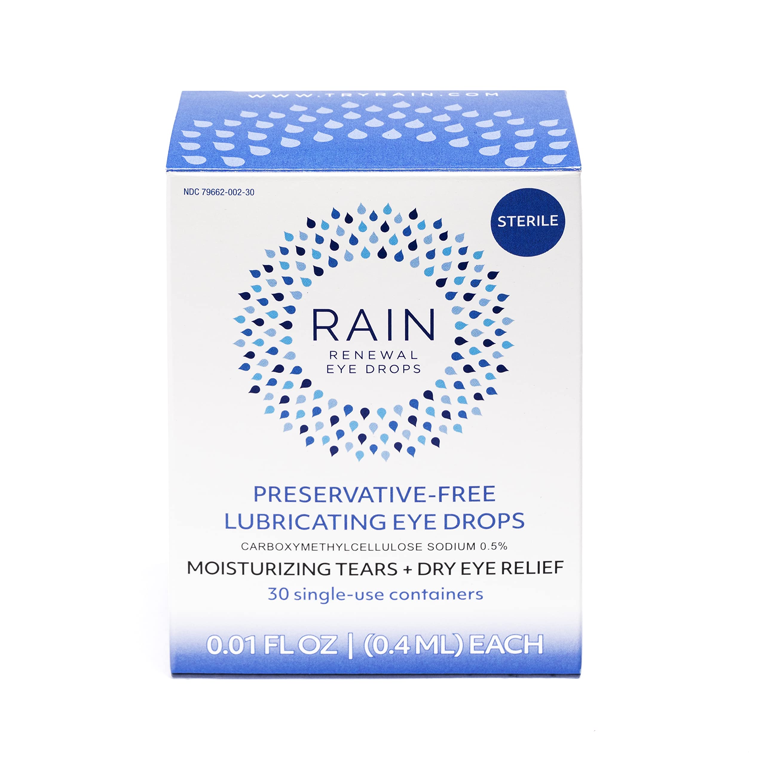 Buy RAIN Preservative Free Eye Drops More Natural Eye Drops for Dry
