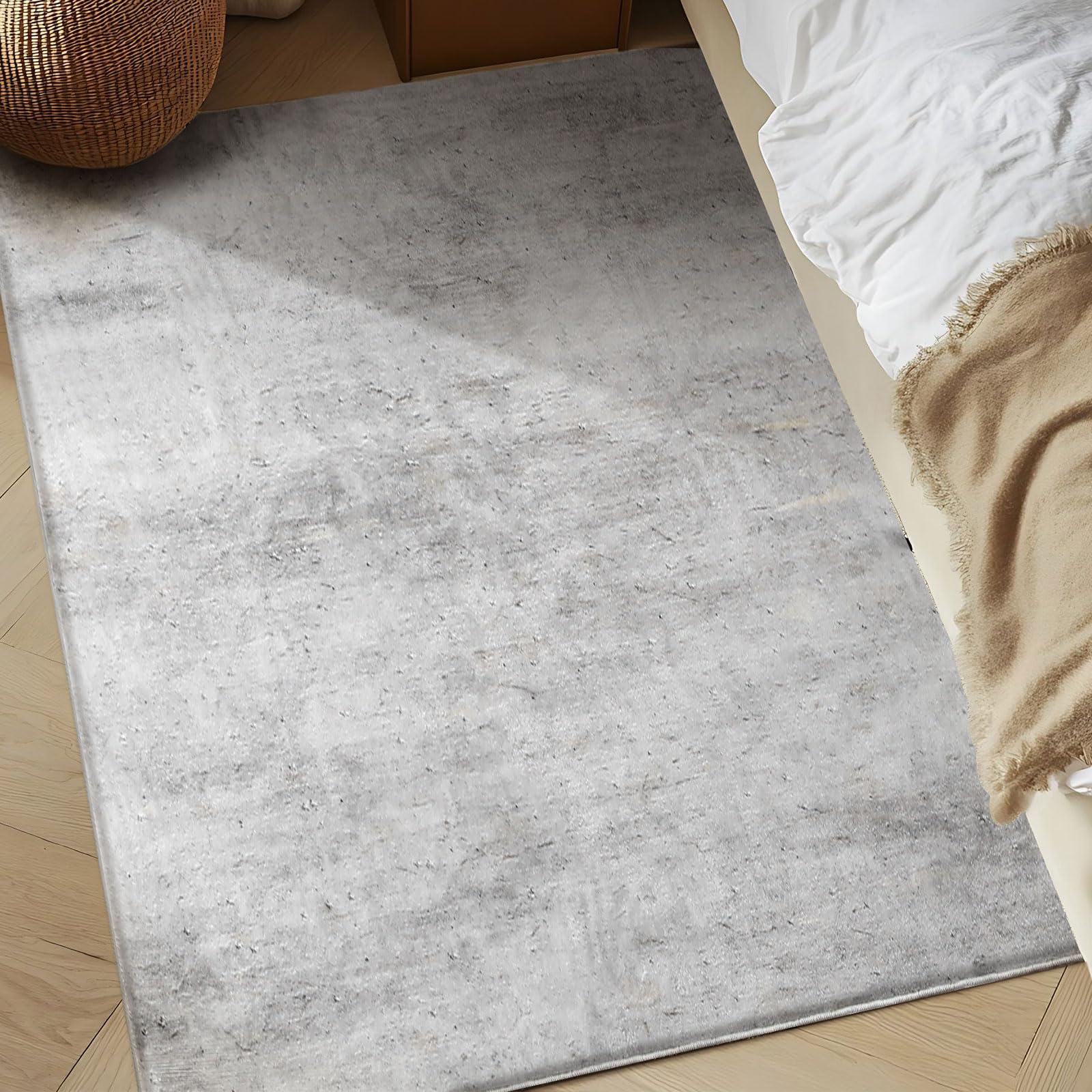 Tinyboy-hbq Alfombras Salon Grande Alfombras de habitacion Moderna 9mm Espesores Pelo Corto Multicolor para Salón,Dormitorio,Felpudo Entrada Casa,Abstracto Marrón Claro/Multi,80x120cm