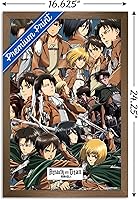 Vista 83 de Trends International Attack on Titan - Póster de pared, 22.375 x 34 pulgadas, póster y paquete de montaje