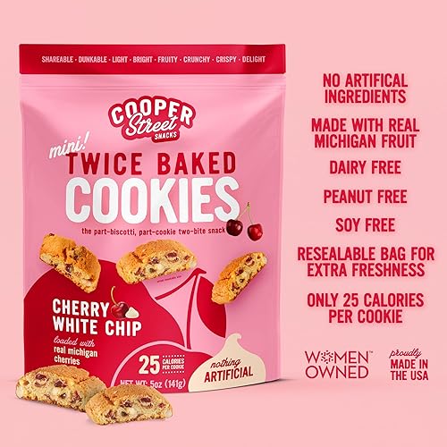 Miniatura 7 de Cooper Street Cookies All Natural - Galletas crujientes horneadas dos veces, sin frutos secos ni lácteos, estilo biscotti, 5 onzas (trozo blanco