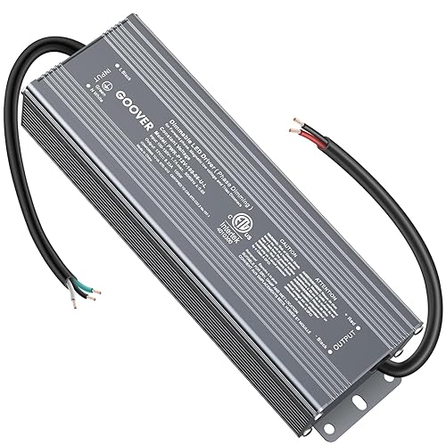 Miniatura 9 de GOOVER Controlador regulable Triac de 25 W, fuente de alimentación, CA 120 V a CC 12 V, compatible con reguladores Lutron y Leviton, para