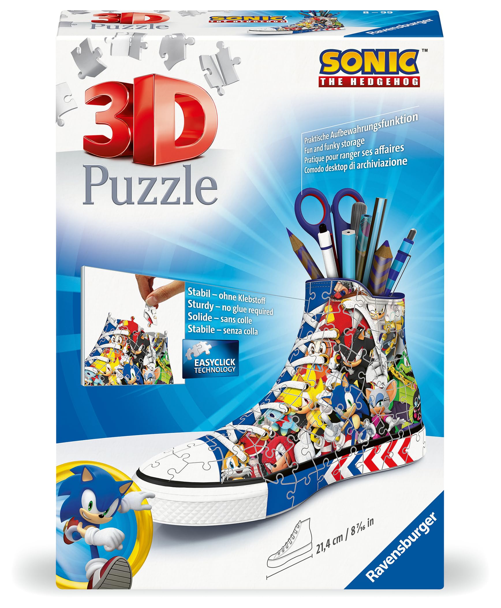 Ravensburger Puzzle 3D Trampek Sonic