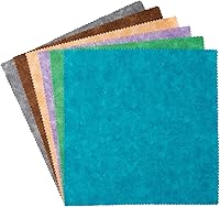 Vista 6 de Connecting Threads Blender Collection - Juego de 40 piezas de tela precortada de 10 x 10 pulgadas (10 x 10 pulgadas), 100% algodón (Tono cambray)