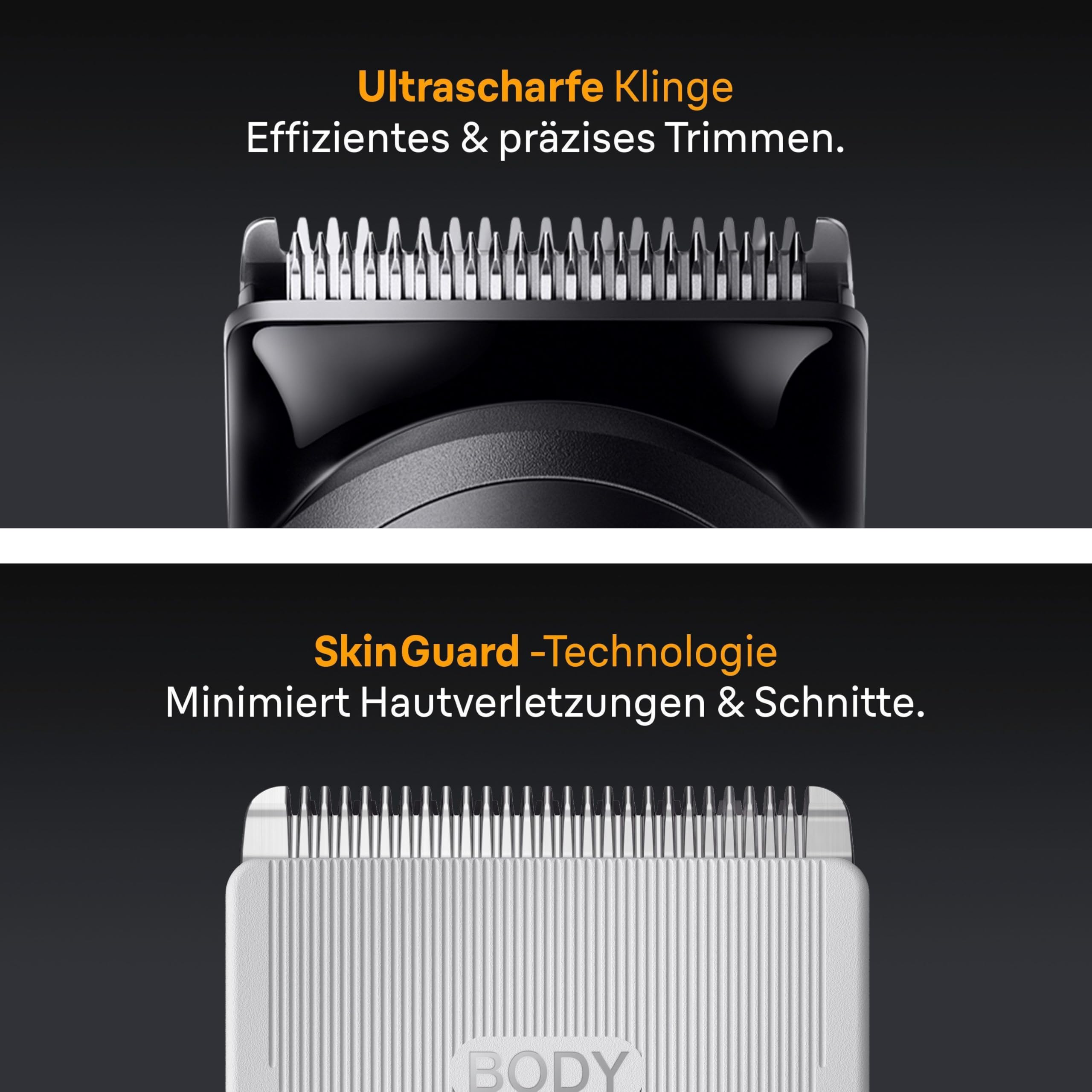 Braun Multigroom All-in-One Series 5 9-in-1 Trimmer-Set, Barttrimmer Haarschneidemaschine, 14 Längen, 120 Min. Akku, Wasserdicht