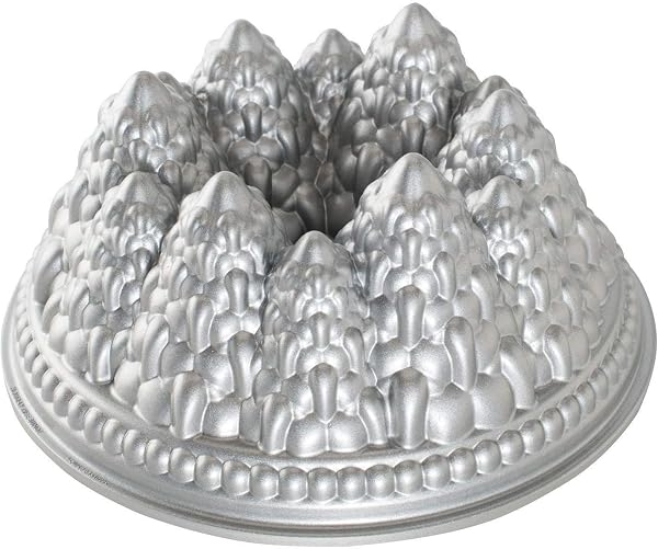 Nordic Ware Pine Forest Bundt Pan Metallic