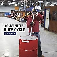 Vista 4 de Roughneck Bomba de transferencia de combustible de alta resistencia - 15 GPM, 12 voltios CC, boquilla manual, compatible con gasolina