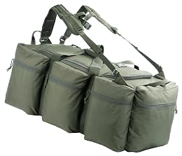 XMILPAX 100L Large Military Duffle Bag Deployment Duffel Bag Sports Equipment Travel Luggage Bag with Detachable Backpack Straps…
