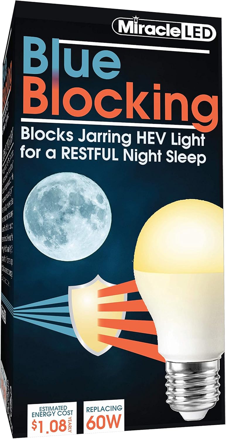 MiracleLED 604664 Blue Blocking Light, 4-Pack, 60W Replacement