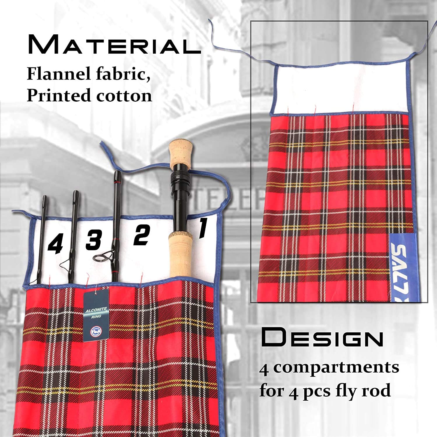 MAXIMUMCATCH Saltpro Fliegenrute für Salzwasser/Süßwasser, 9ft 7/8/9/10/11/12 WT Fliegenfischen Rute, Fuji Alconite Schlangenringe