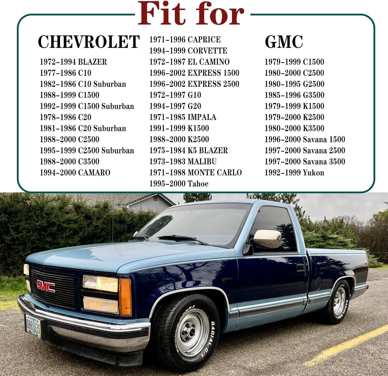 1205 for Chevy GMP V8 5.7 Intake Manifold Gasket Set Chevrolet K1500 C1500 Tahoe Yukon V8 Engine 4.3 5.0 6.6L 262 265 267 283 302 305 307 327 350 400 1971 1972 1973 1974 1975 1976 1977 1978 1979-2002