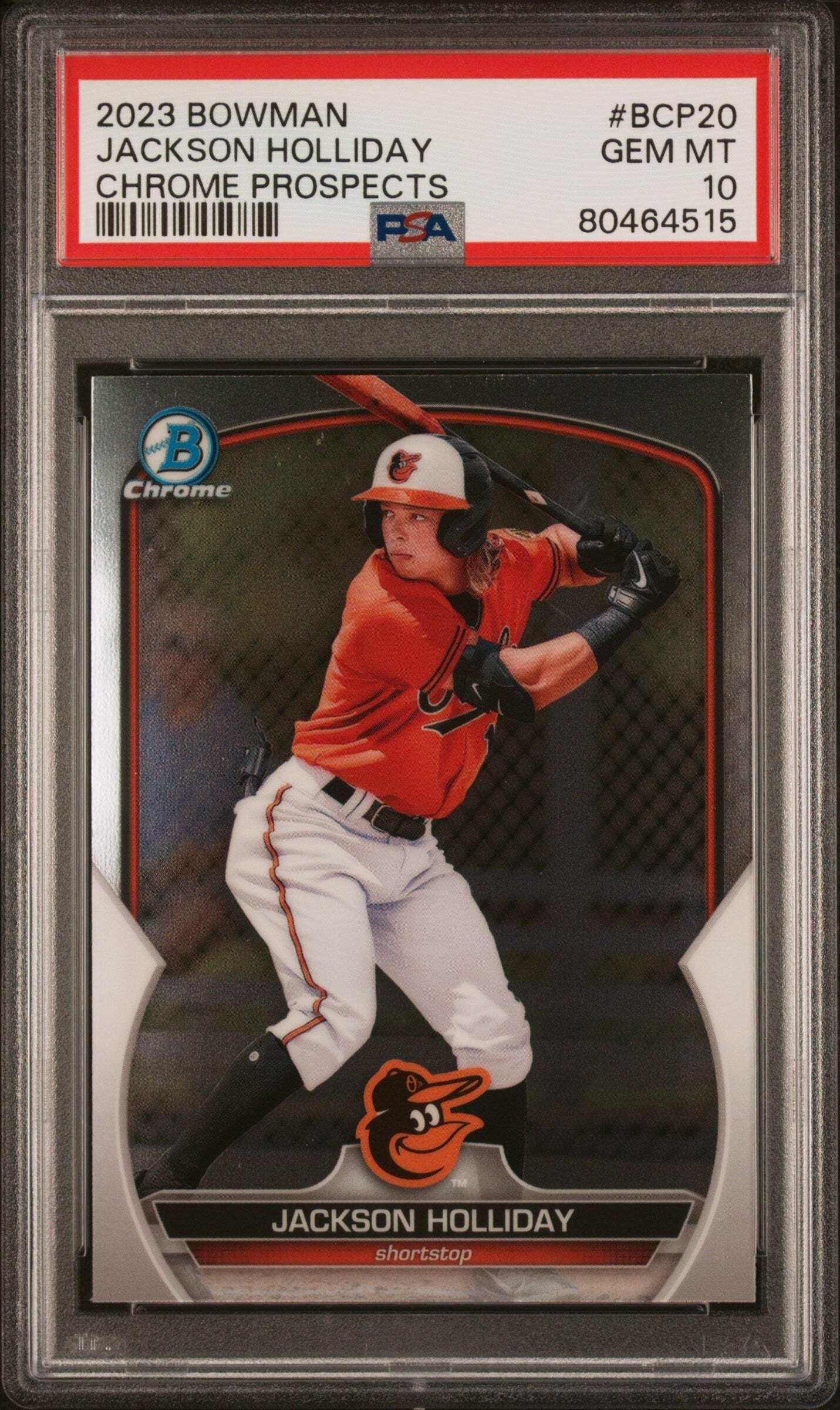 Amazon.com: Graded 2023 Topps Bowman Jackson Holliday #BCP20 