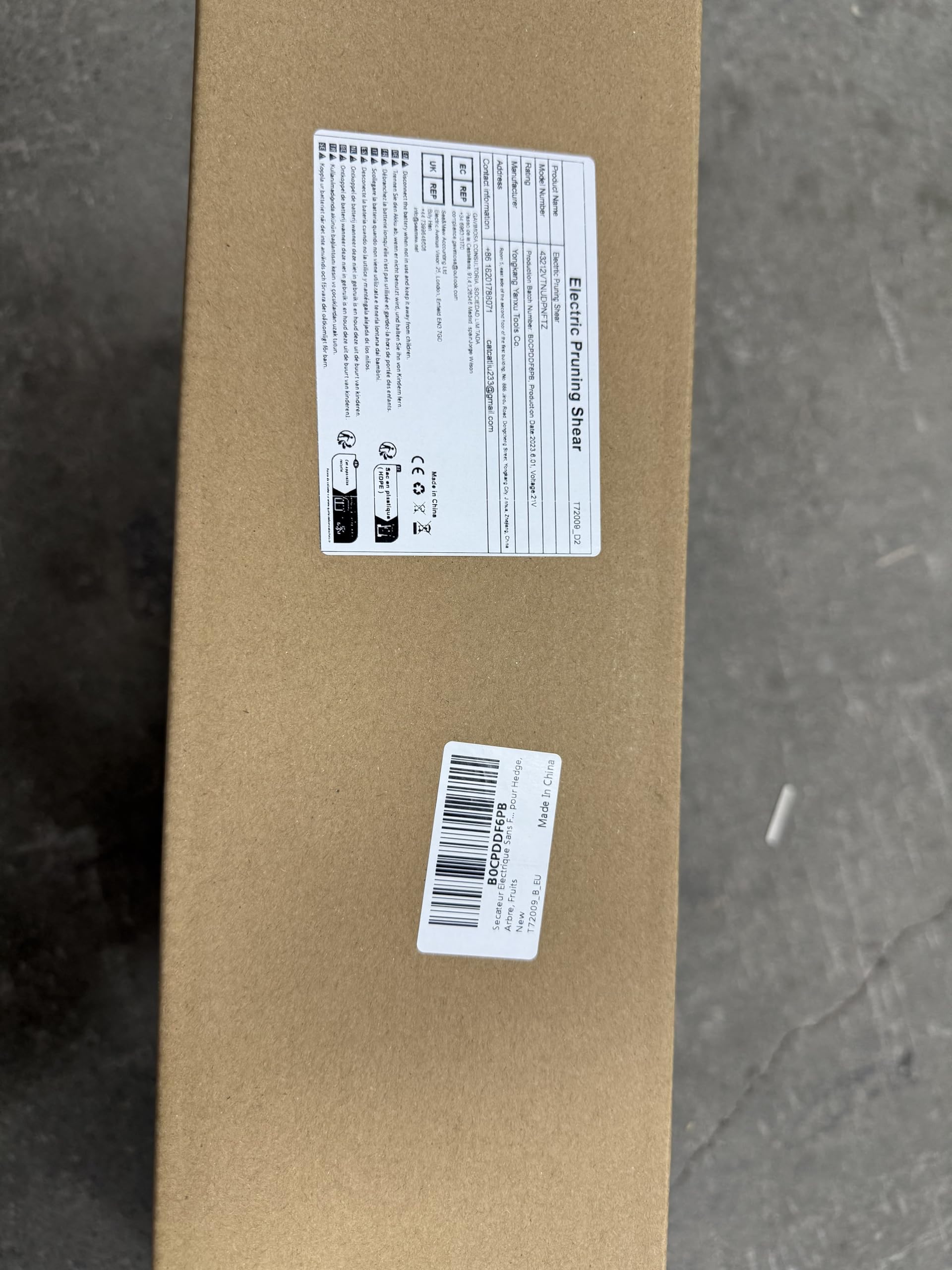 Tijera de Podar Electricas de 50mm con Alargador: Tijeras de Podar Bateria Profesional con 2 Baterías de 21V/2000 mAh-Podadora Eléctrica con pantalla LCD para Jardinería,Olivos Ramas(Negro)