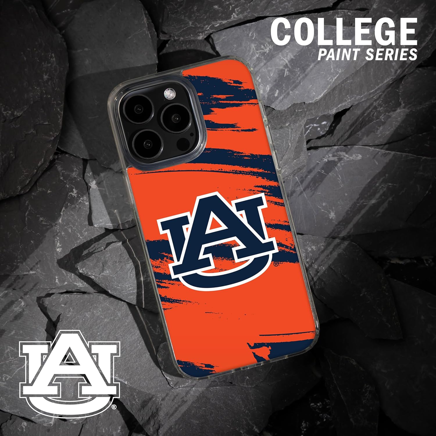 Affinity Bands Auburn Tigers HD Phone Case Compatible with MagSafe Apple iPhone 15 Pro Max (Paint)