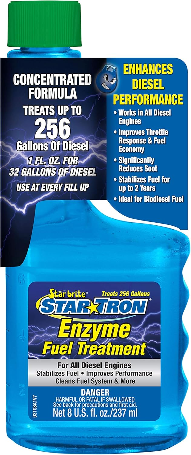 Star brite 093100N Concentrated Diesel Formula 931 Tron Enzyme Fuel Treatment, 1 Gallon: Sports & Outdoors