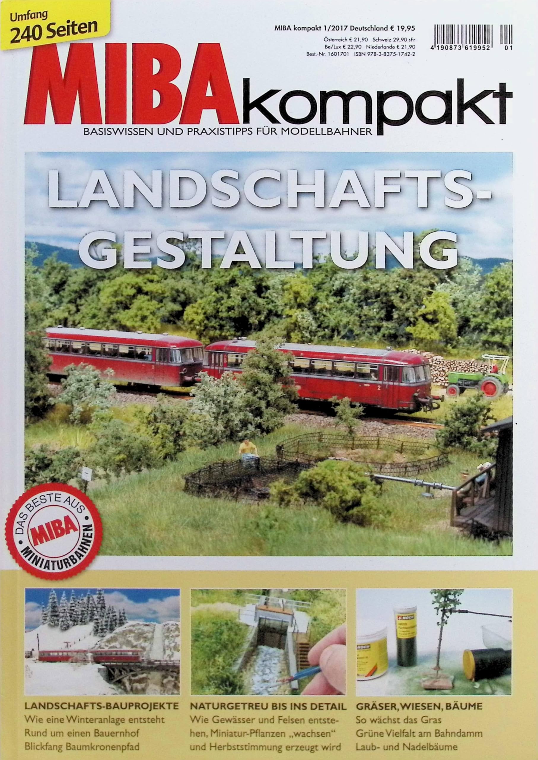 Landschaftsgestaltung: MIBAkompakt. Basiswissen und Praxistipps für Modellbahner