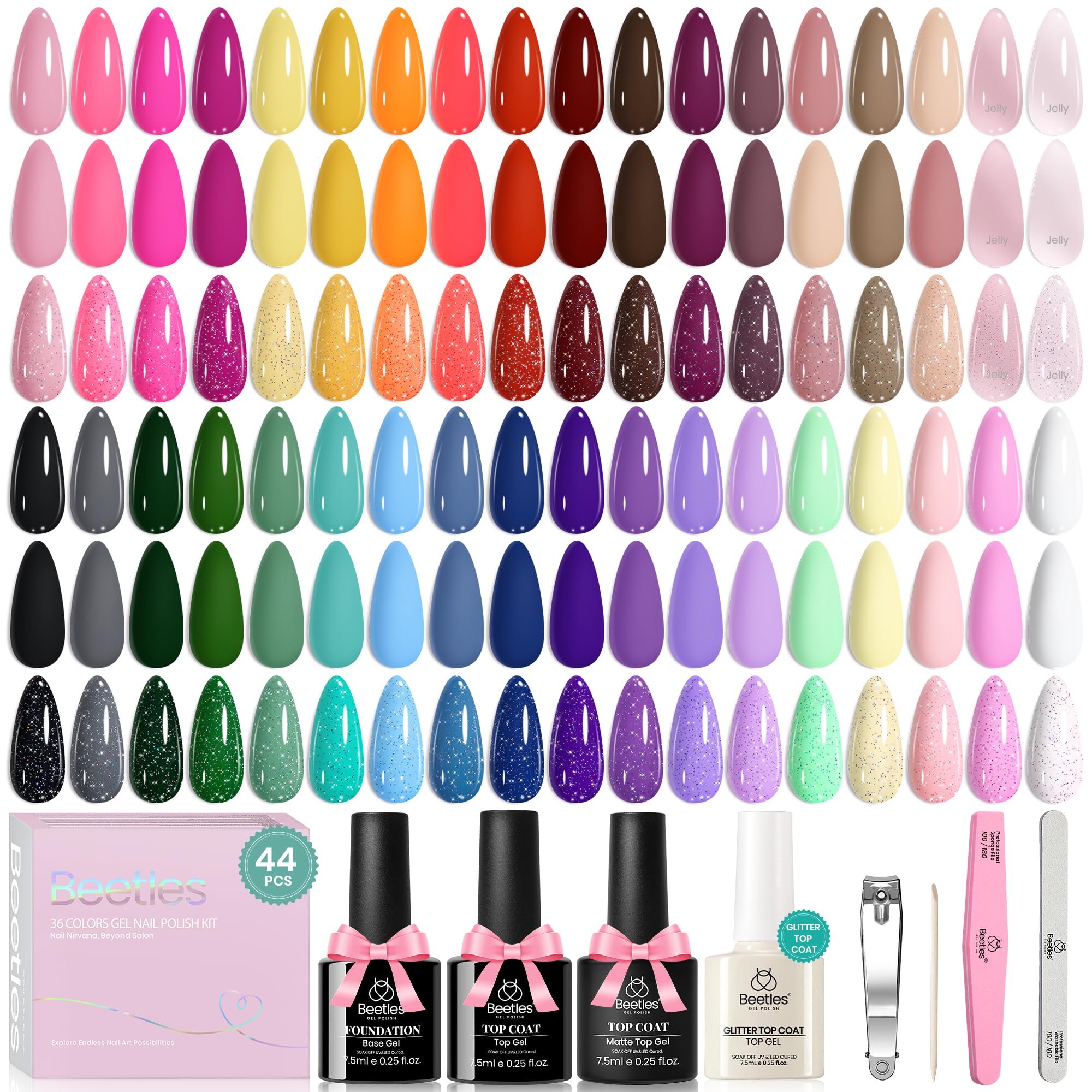 beetles Gel Polish Set Vivid Seasons - Summer Gel Nail Polish Set…