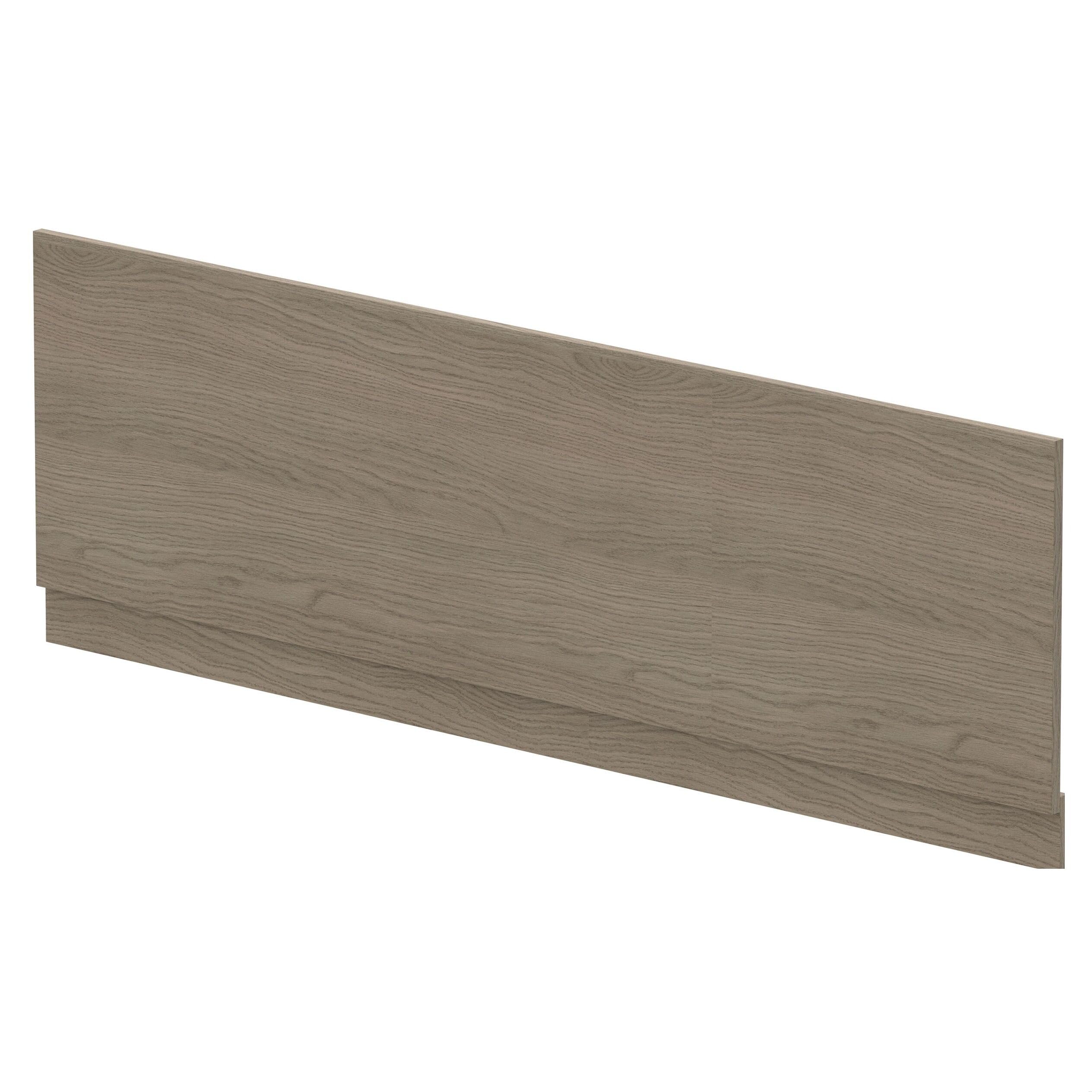 Balterley Wooden Front Bath Panel Covering with Plinth, 1700mm Bath Panel, Straight Front Bathroom Panels for Bathtub, Water Resistant Side Panels for Bathroom Baths and Soaking Tubs (Grey Oak) โ image 1
