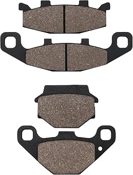 Front and Rear Brake Pads for Ninja 500 EX500 EX 500 1994-2009 ZR 250 ZR500 A Balius 500 1991-1995 ZZR 250 EX 250 H 1990-2001 GPz 500 GPz500 S EX 500 D 1994-2001