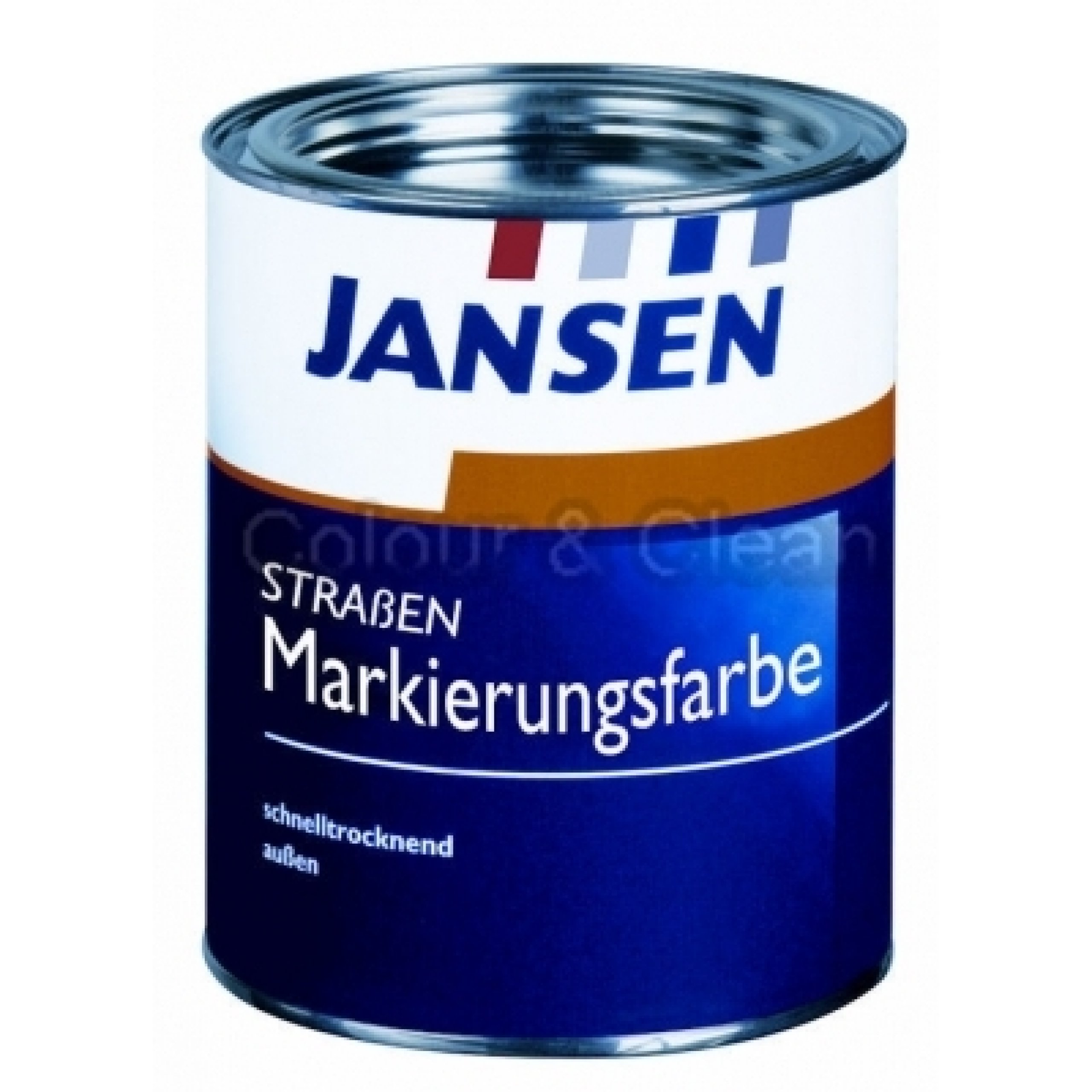 JANSEN Farba do oznakowania drogi, 2,5 l, kolor czarny