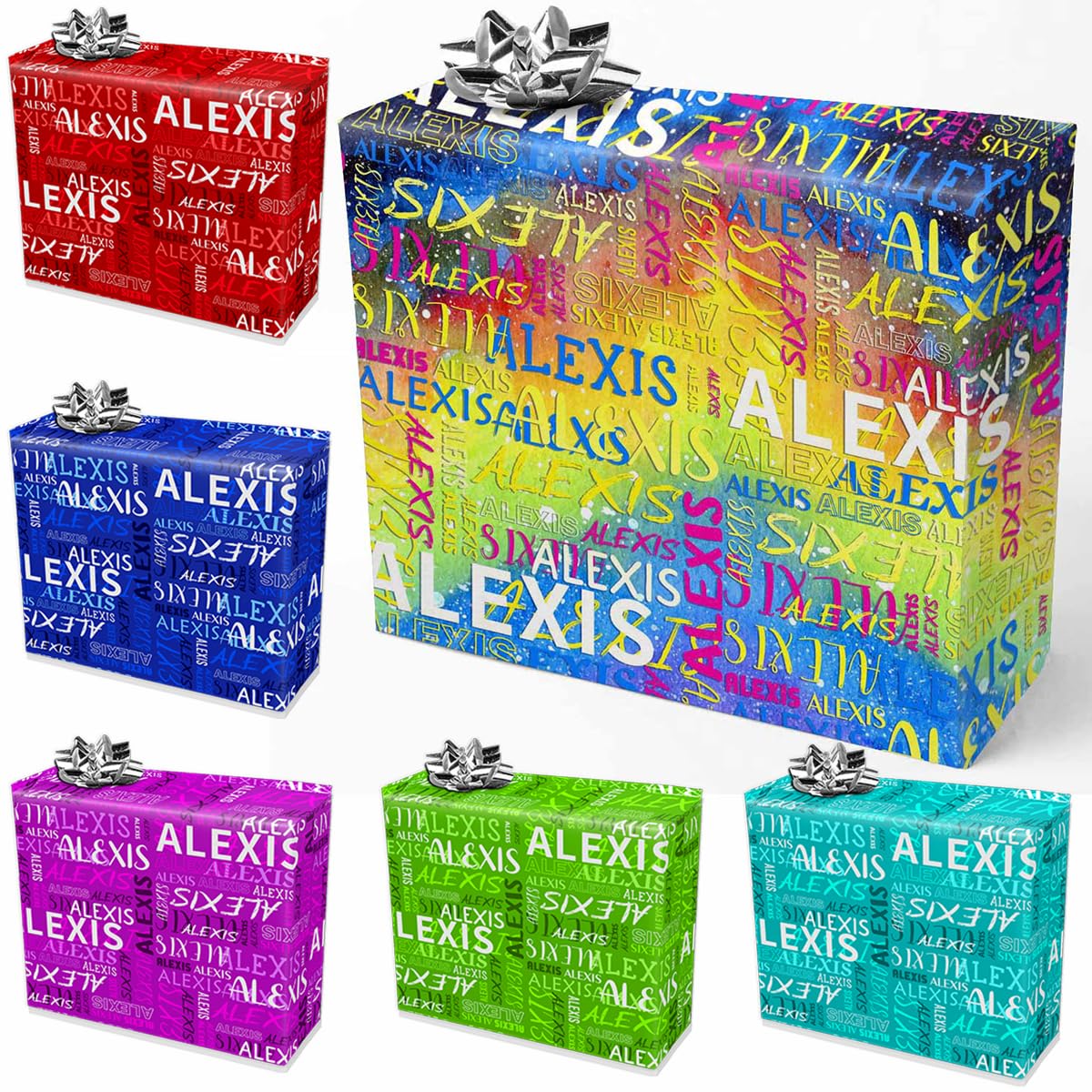 AOFUN Personalized Gift Wrapping Paper Valentines Day Gift Wrap Valentines Wrapping Paper Rolls Just Because Gifts For Her Him
