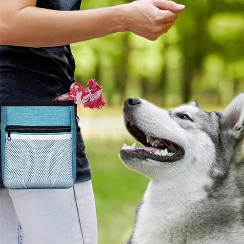 Miniatura 2 de STMK Bolsa de golosinas para perros, kit de entrenamiento de clicker para perros, bolsa de entrenamiento para perros para entrenamiento, 3 formas de