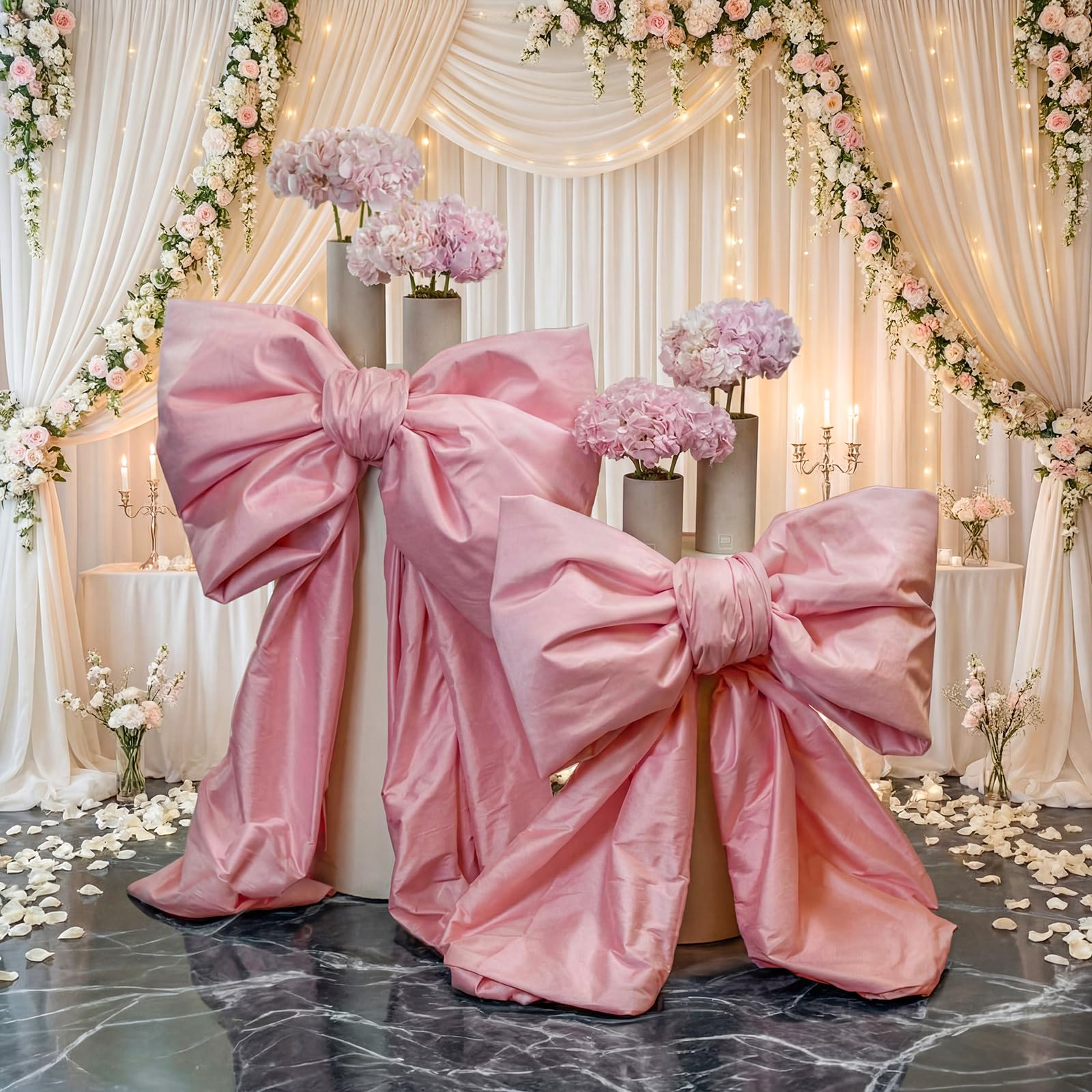 Photo 1 of Dingion Giant Pink Bows (2 Pcs)