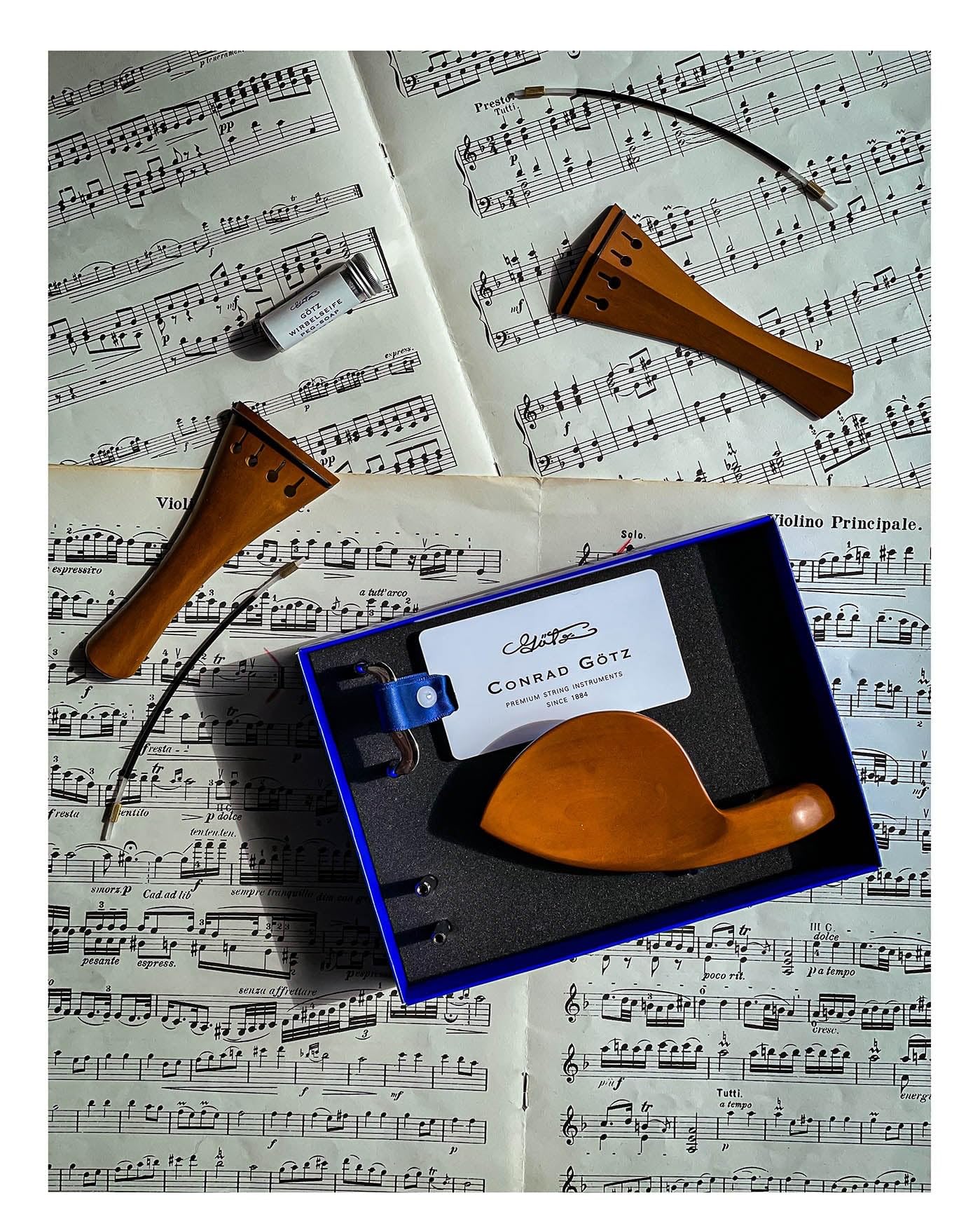Conrad Gotz zk305 Chinrest Stradivari, de boj