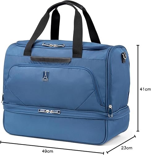 Vista 13 de Travelpro Maxlite 5 - Bolsa de viaje ligera para viajes nocturnos, con compartimento inferior caído, bolsa de viaje Verde pizarra