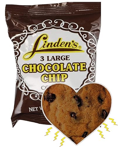Miniatura 3 de Linden's Cookies con exclusivo paquete de imán de corazón de galletas InPrimeTime Cookie: 1/2 caja de chispas de chocolate y 1/2 caja de mantequilla