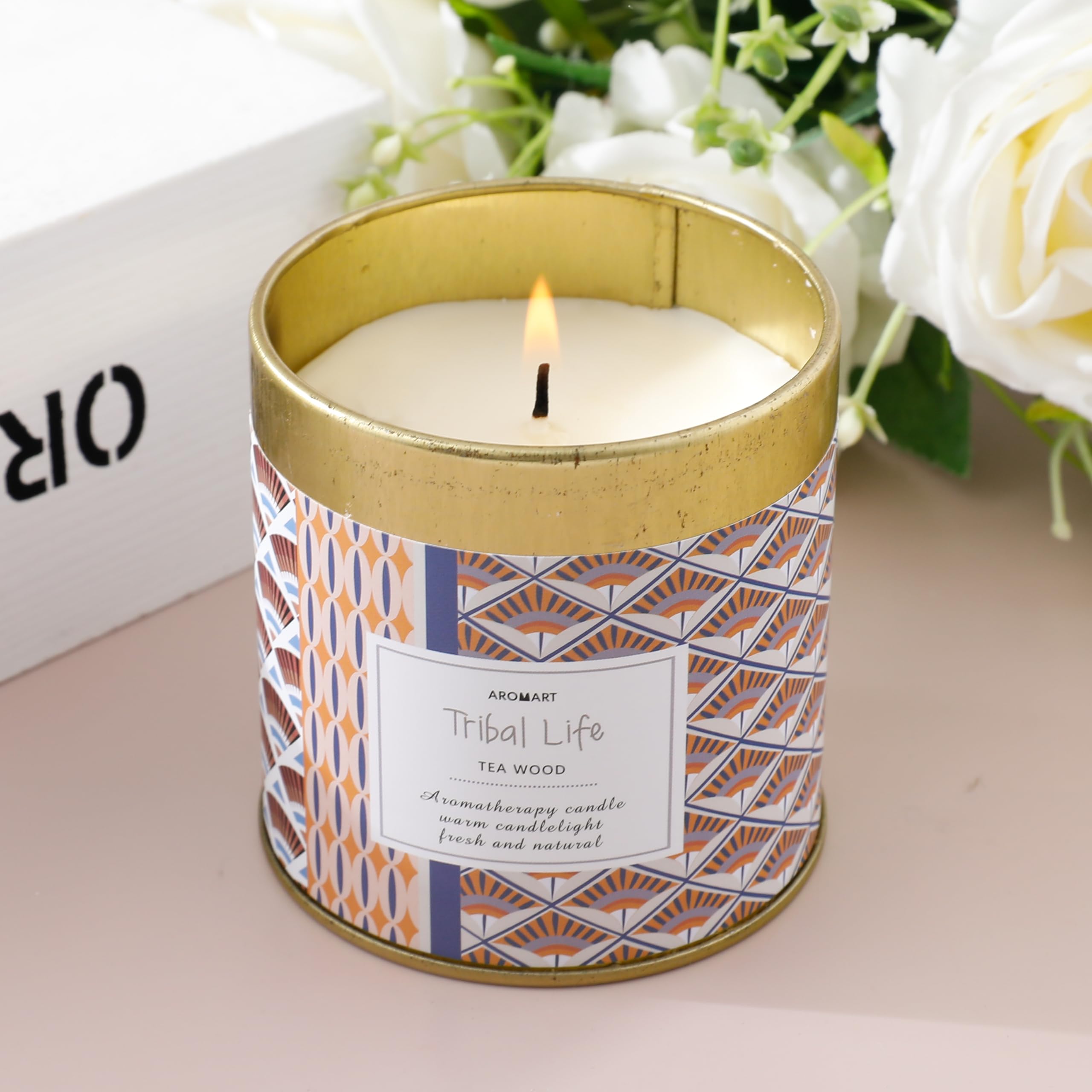 The Better Home Scented Candles for Home Décor (15Hrs Burn Time) Teak Wood Aroma Scented Candles for Bedroom Reusable Tin Jar|Diwali Decoration Items for Home Décor | Diwali Gifts-image-17
