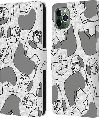 Miniatura 9 de Head Case Designs Chow Chow Dog Breed Patterns 4 Leather Book Wallet Case Cover Compatible with Apple iPhone 11 Pro Max