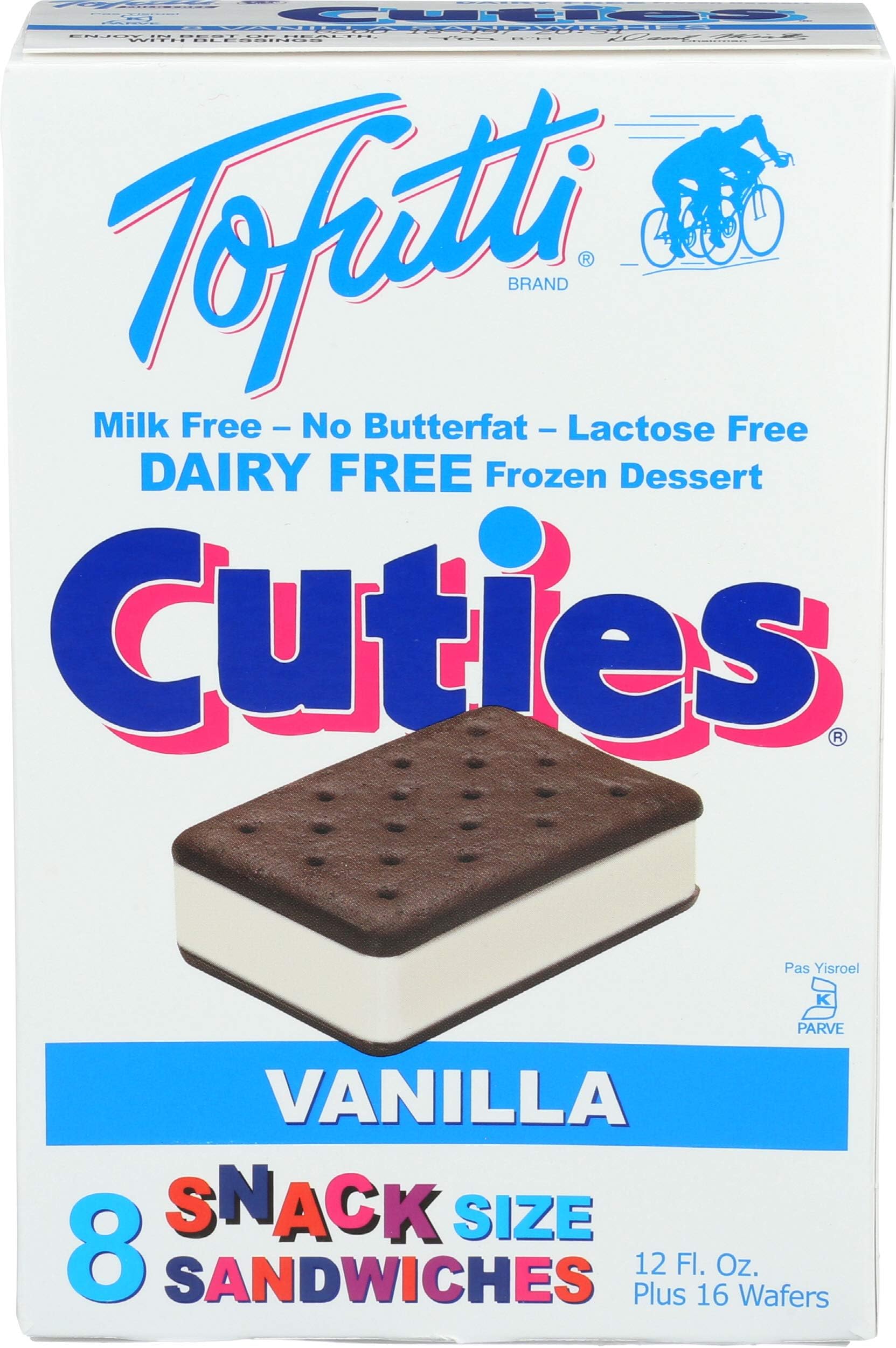 Tofutti, Tofu Cuties Vanilla Dairy Free, 12 Fl Oz