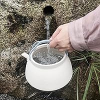 Vista 6 de Hervidor portátil plegable para camping, cafetera para senderismo, viajes y exteriores, 1.5 L