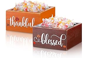 Rustic Fall Candy Bowls, Set of 2