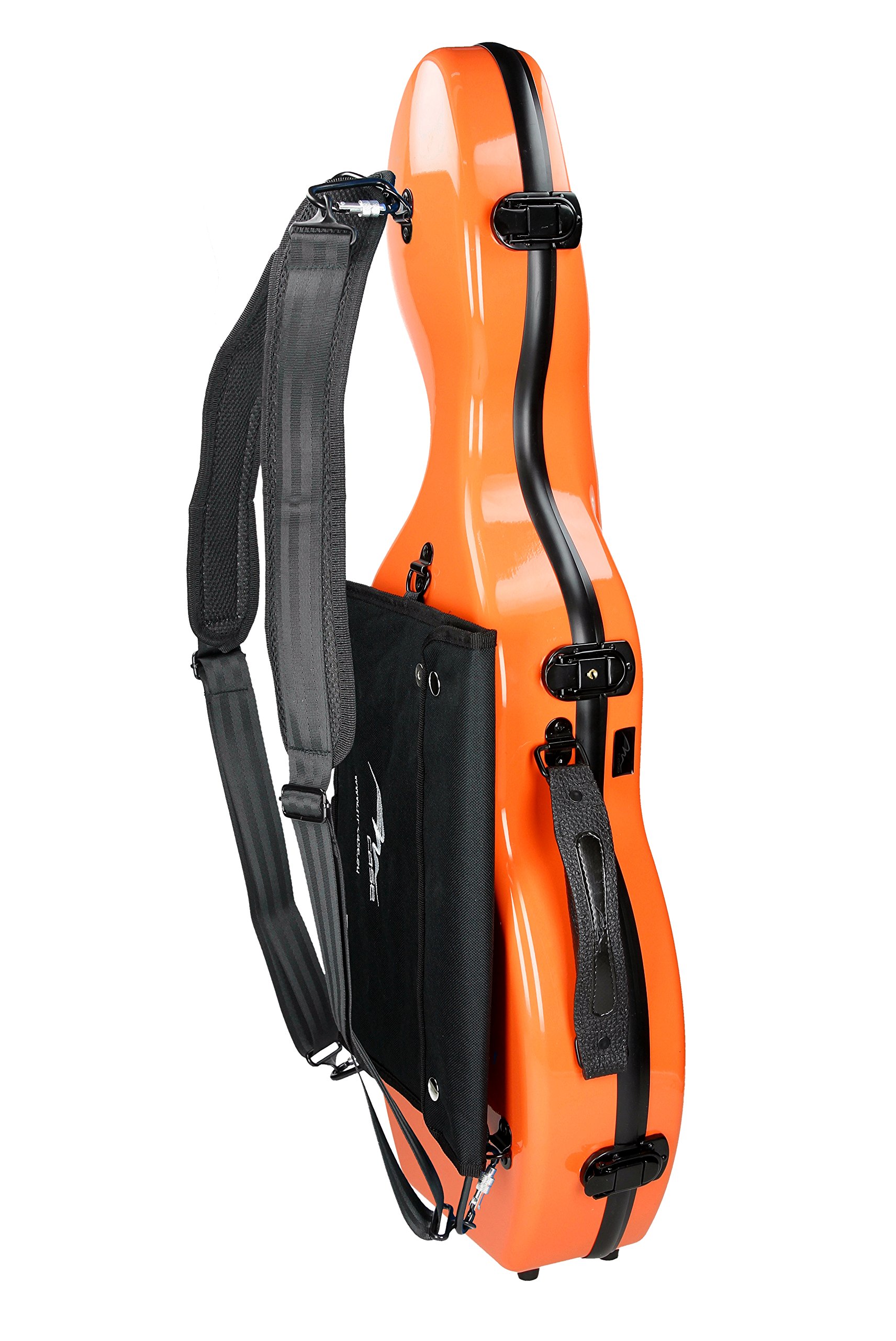 Custodia per violino in fibra di vetro Ultra light 4/4 Arancione M-Case