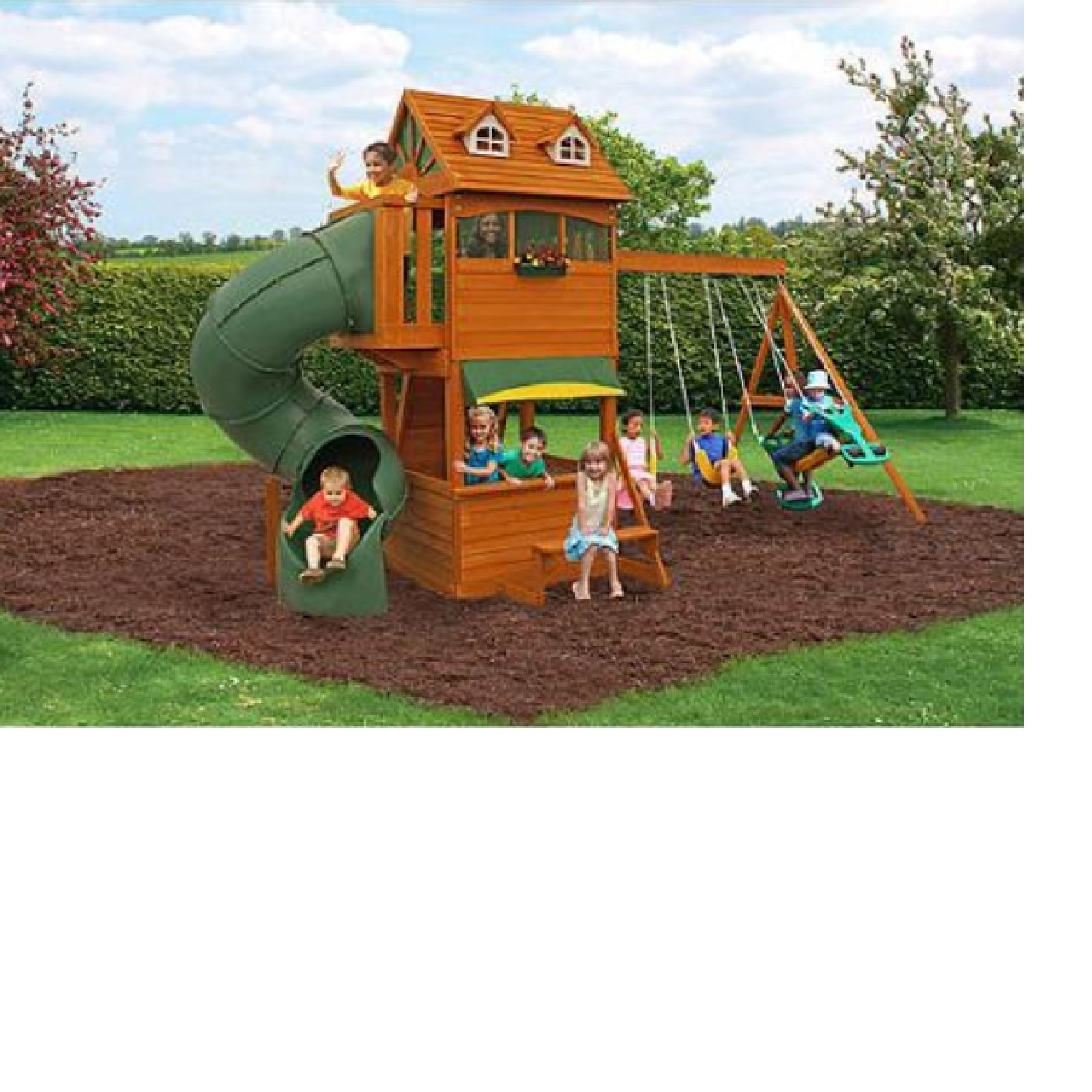 Spiral Slide Lemonaide Stand Rock Wall Glider