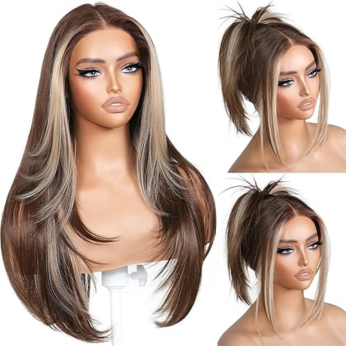 BrownBomb Wear and Go Glueless Wig Pre Plucked Pre Cut