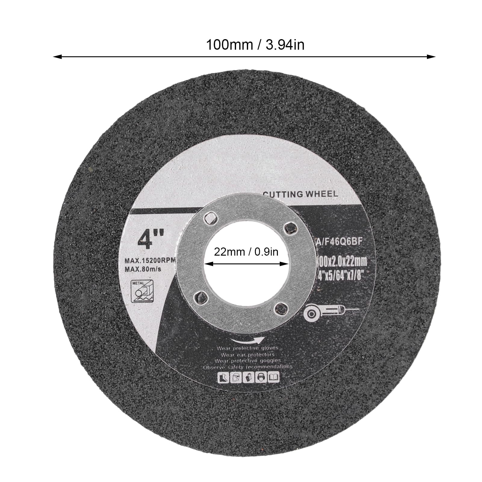Mola Abrasiva In Carburo Di Silicio 100 Mesh Per Smerigliatrice Angolare - Alta Rimozione Materiale - Foto 8