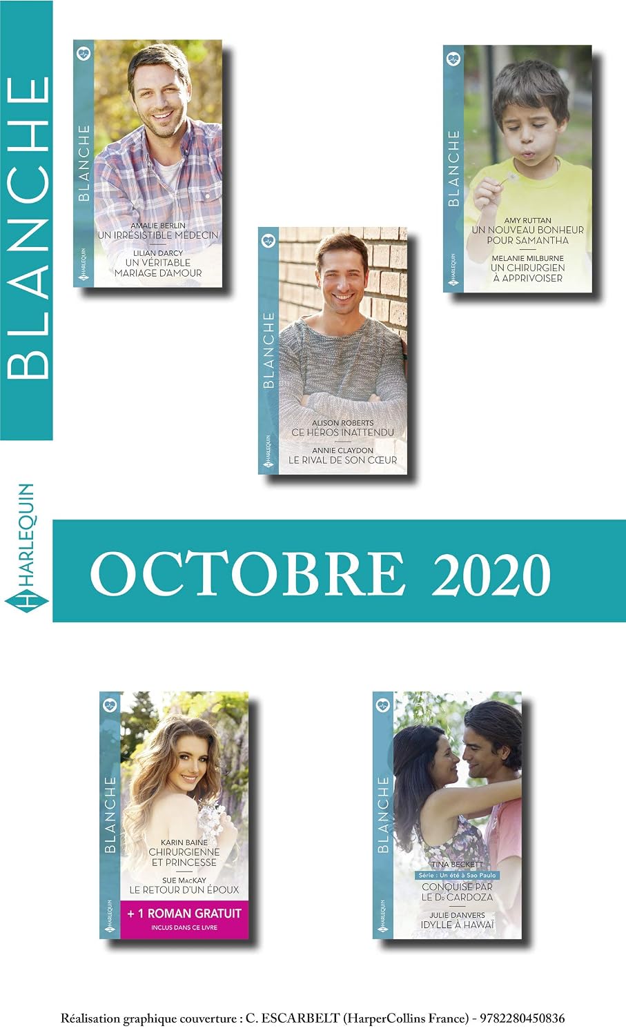Pack mensuel Blanche : 10 romans + 1 gratuit (Octobre 2020) (French Edition)