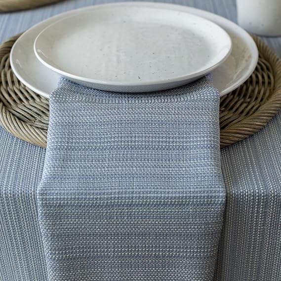 Benson Mills Millennium Set of 4 Napkins (Chambray Blue, 18x18)